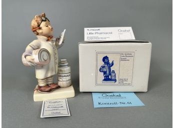 Hummel Figurine, #322, Little Pharmacist, Original Box