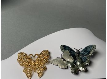 Beautiful Butterfly Pins Including Napier