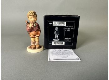 Hummel Figurine, #555, One Two Three, 1989, Original Box