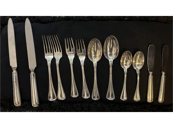 Beautiful Antique Buccaletti ~ Milano ~ Sterling Service For 2 Flatware  ~ 739 Gms