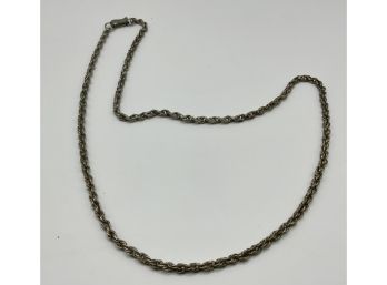Beautiful Sterling Rope Chain ~ 24 Inches Long ~