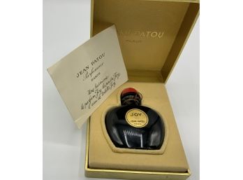 Vintage Jean Patou ~ JOY ~ Art Deco Black Mini W/Red Top & Box