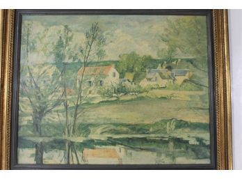 30 By 36 Cezanne Print On Board - Framed