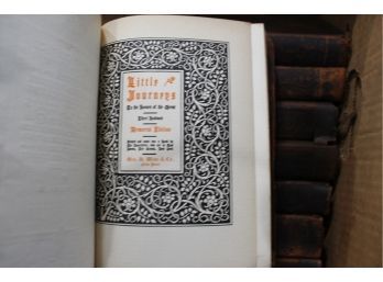 1916 14 Volume Set Eldred Hubbard Little Journeys Roycrofters Memorial Ed