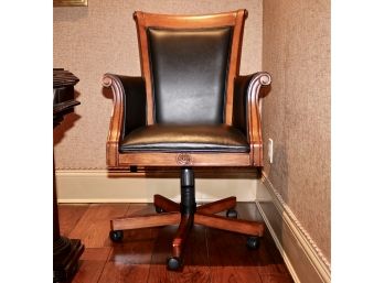 Decheng Furniture Executive Wooden Banker Desk Chair