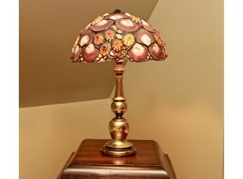 Vintage '80 Sculptural Hoosin Lampworks Sea Shell Lamp Shade (Purchased For $399)