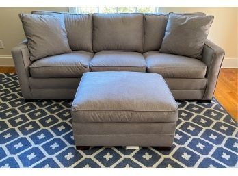 Lee Industries For Lillian August Couture Sleeper Sofa & Ottoman  - Fabulous Condition!