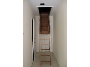 An Attic Drop Down Ceiling Stair