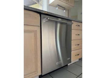 A Stainless Steel KitchenAide Dishwasher - Barely Used