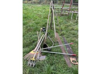 A Collection Of Lawn/garden Tools