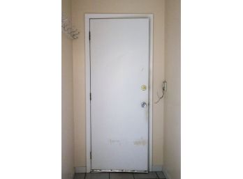 A Solid Core Door To Garage