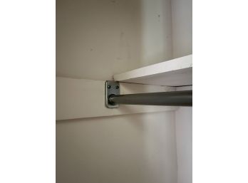 A Collection Of Round Metal, Adjustable Closet Bars