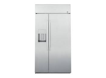 A GE Profile Series Side-by-Side Refrigerator With Dispenser - 48' - Stainless Steel