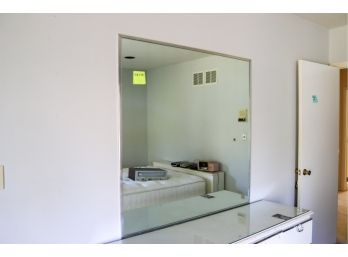 A 48' X 48' Metal Edged Mirror - Bedroom 1