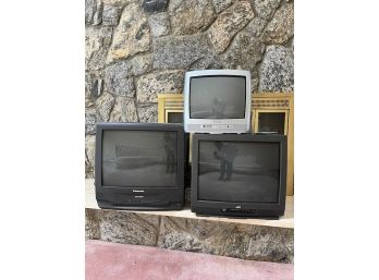 A Collection Of 3 CRT TVs