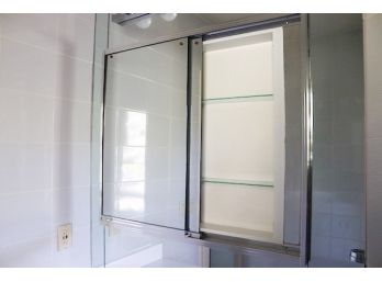 A 2 Door Sliding Mirror Medicine Cabinet - Bath 2