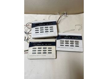 A Collection Of 3 Backlit Digital Display Keypads