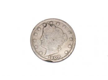 1908 Liberty V Coin