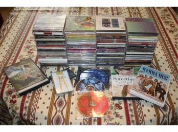 Large Collection Of  CD's, DVD's And Cassettes