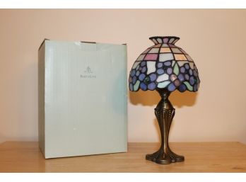 Hydrangea Tiffany Style Tealight Lamp By PartyLite