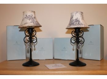 Retired PartyLite Chateau Taper Holder & Lamp Kits