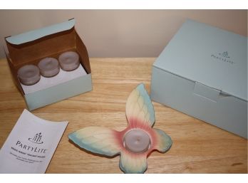 Retired 'Magic Wings' Tealight Holder By PartyLite - Includes PartyLite Candles