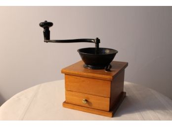 Vintage Coffee Grinder With Catch Drawer