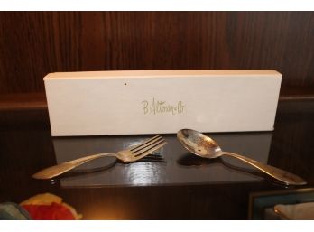 B. Altman & Co. Fork & Spoon Set - Boxed