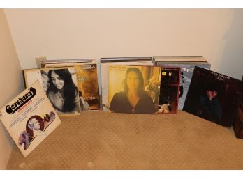 Large Collection Of Record Albums Including Joan Baez, Barbara Streisand, Judy Collins And More