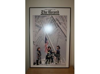 9/11 Memorial Framed Poster From The Bergen County NJ Record