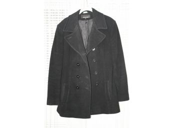 Jones New York Black Wool, Nylon & Cashmere Winter Jacket