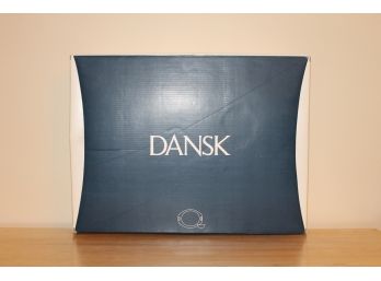 Dansk Classic Fjord Metal Chip And Dip Plate - Unopened In Box
