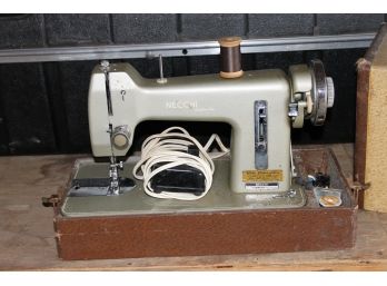 Vintage Necchi Esperia Sewing Machine - Made In Italy