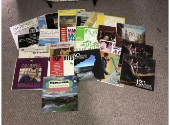 Album Lot ~ 25 Included ~ Sidney Bechet, Mills Bros, Tony Martin & So Many More
