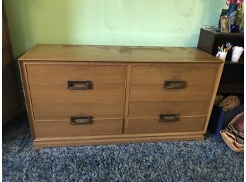 Mid Century Mahogany Dresser With Eight Drawers