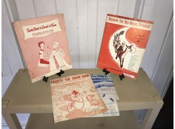 Antique Sheet Music Holiday Songs