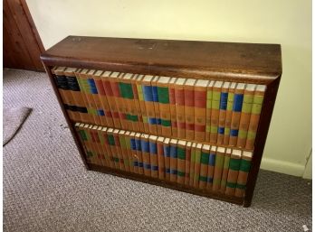 Two Shelf Wood Bookshelf