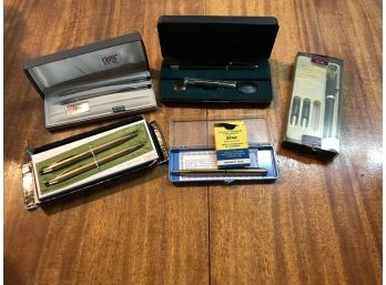 Five Pen Sets ~ Two Cross, One Jaguar, One Calligraphy & More ~