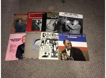 Louis Armstrong Album Lot ~ 8 Album’s ~  Lot 3
