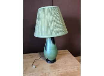 Green & Black Mid Century Modern Lamp