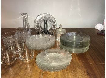 Nice Glass Lot ~ Plates, Mugs & More ~