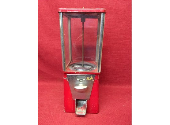 Vintage Glass Bubble Gum Machine