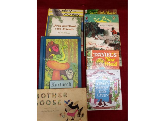 Collection Of 9 Children's Vintage Books
