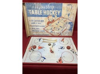 Rare Mousley Table Hockey Game 1960 Era