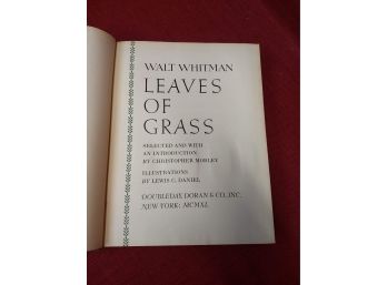 Walt Whitman Leaves Of Grass