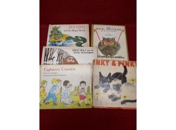 Collection Of 5 Vintage Children's Books