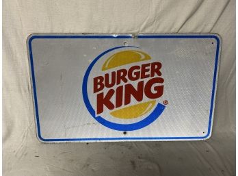Burger King Reflective Sign
