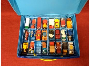 Matchbox Case With 23 Vehicles