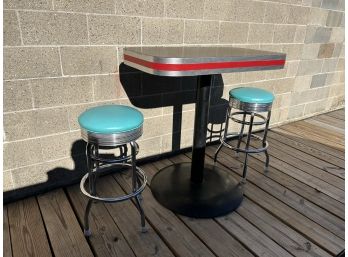1950s Soda Shop Table & Chairs