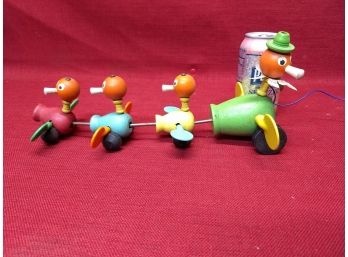 Early Fisher Price Gabby Goofies Duck Family